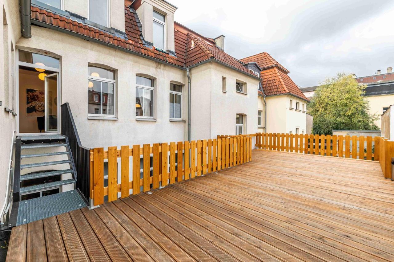 Grosser Terrassentraum In Klein Venedig Leipzig Exterior foto