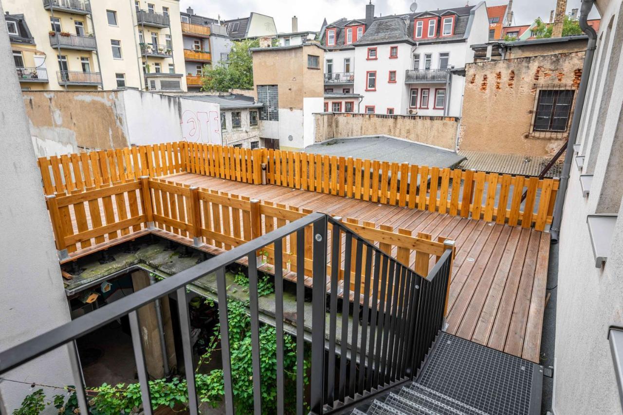 Grosser Terrassentraum In Klein Venedig Leipzig Exterior foto