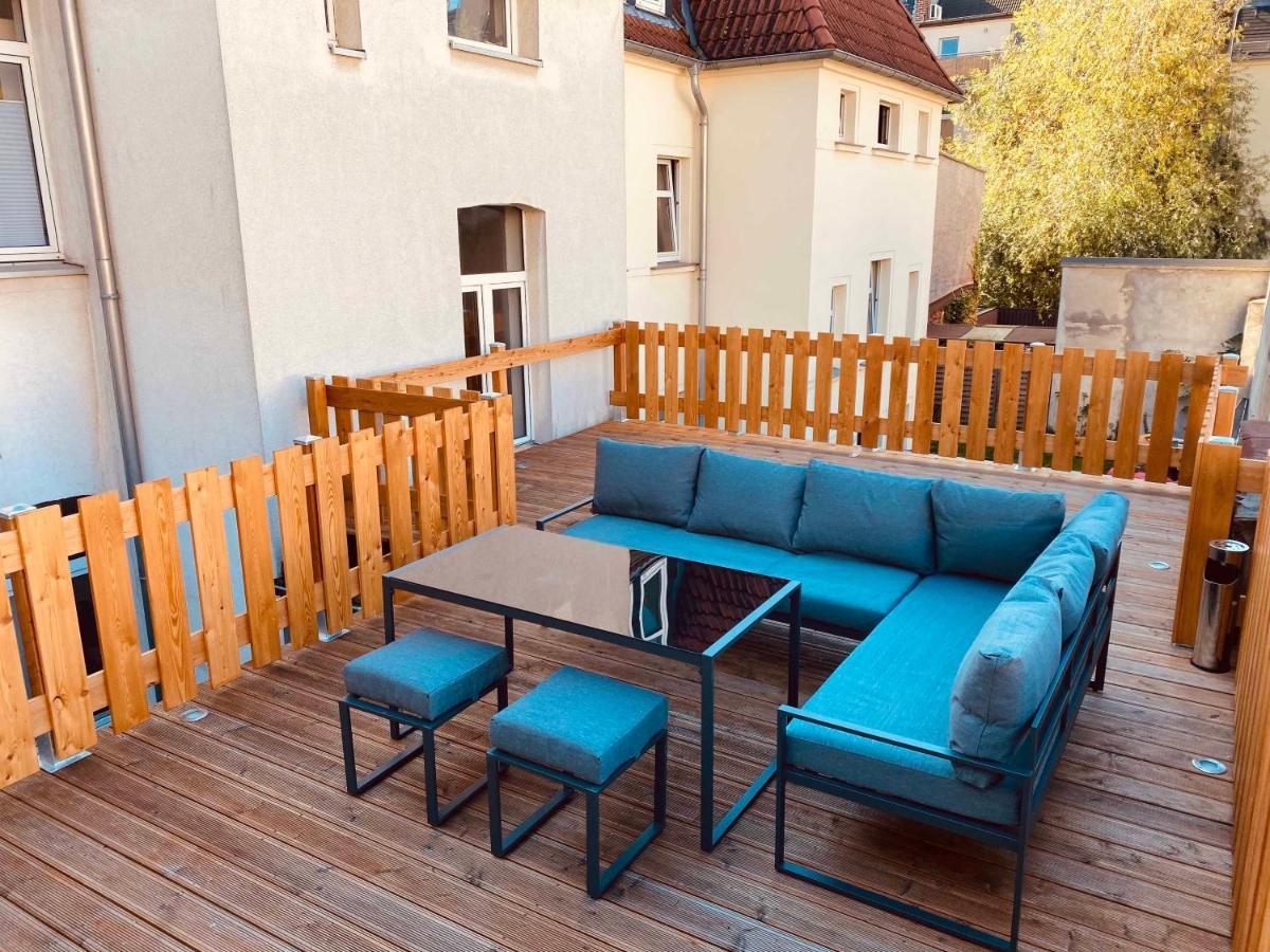 Grosser Terrassentraum In Klein Venedig Leipzig Exterior foto